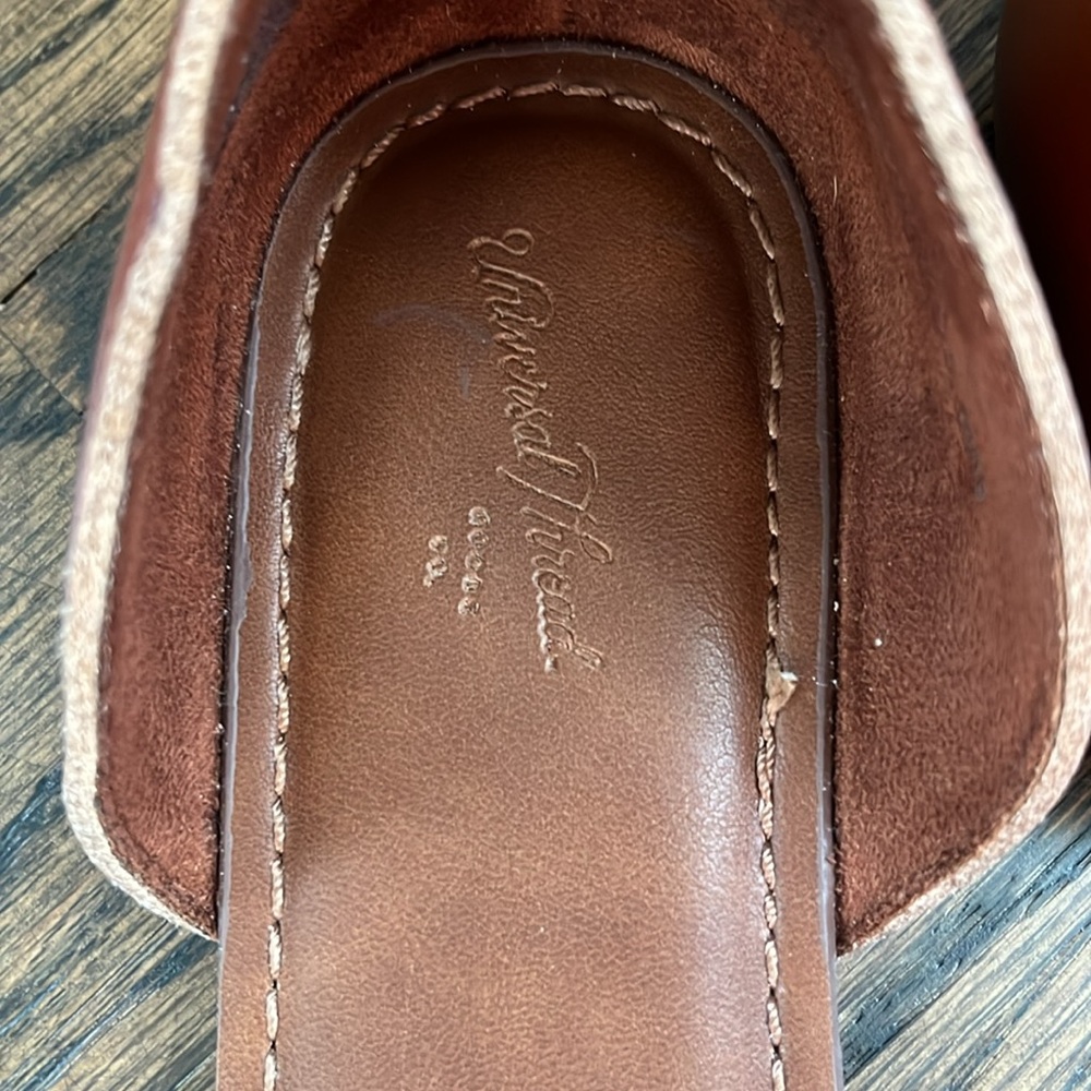 Universal Thread Brown Woven Leather D'Orsay Flats - Picture 3 of 3